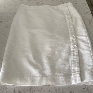 LOFT white pencil skirt size 0